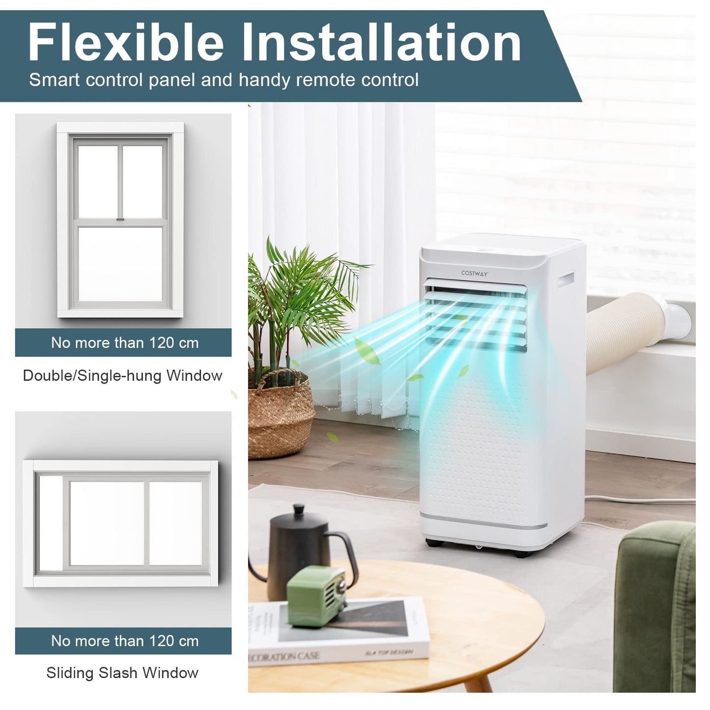 4 in 1 Portable Air Conditioner (7000BTU) [Energy Class A]