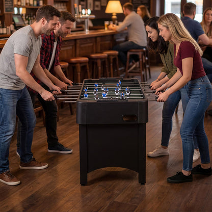 119 CM Competition Full Size Soccer Game Table with 22 Players