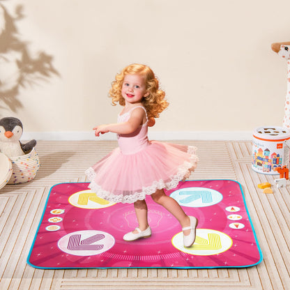 Fun Dance Mat with 8 Background Music and Adjustable Volume for Kids