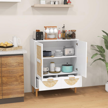 2 Door Sideboard Buffet Cabinet Accent Floor Storage Cabinet