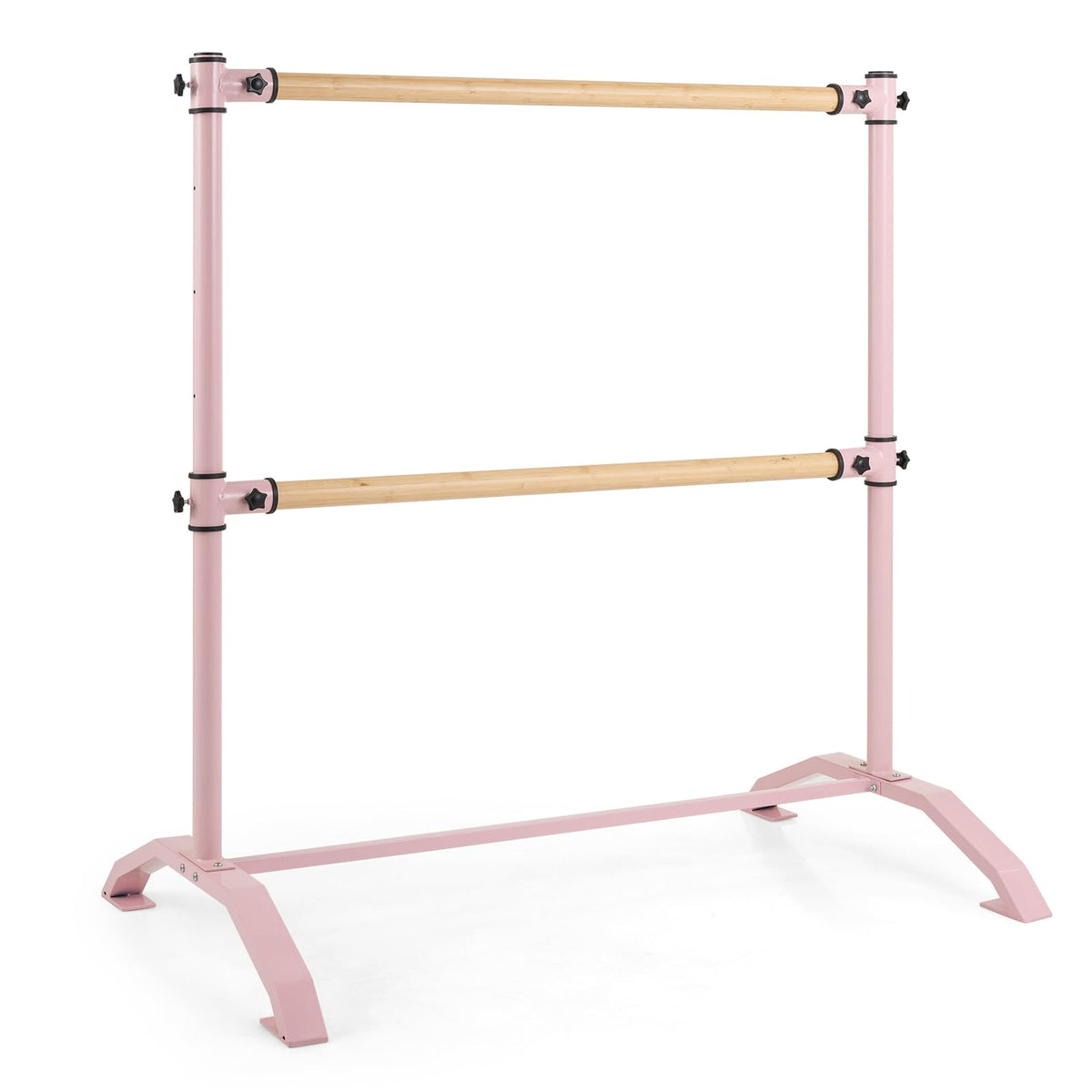 Double Ballet Barre, Freestanding Dance Stretch Bar
