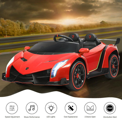 2-Seater Licensed Lamborghini Racing Cars with Remote Control