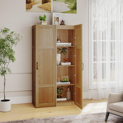 150 cm Tall 4-Tier Freestanding Storage Floor Cabinet