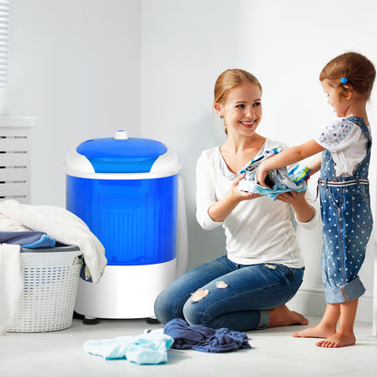 GiantexUK 2-in-1 Mini Washing Machine, Single Tub Washer and Spin Dryer