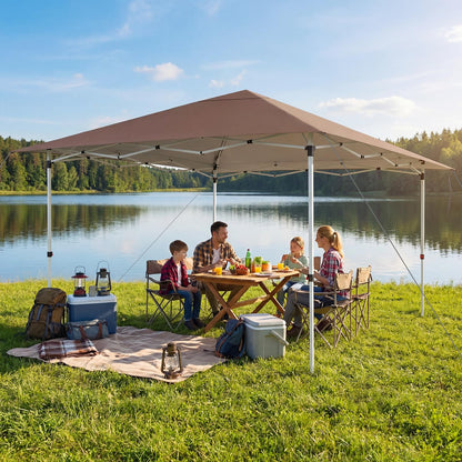 Pop up Gazebo, UPF50+ Sun-Protective Height Adjustable Pavilion Canopy Tent