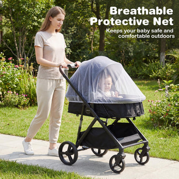 2 in 1 Baby Stroller Convertible High Landscape with Bassinet Mode Reversible Seat