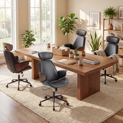 Ergonomic Office Chair, Mid Century Modern Home Desk Chair