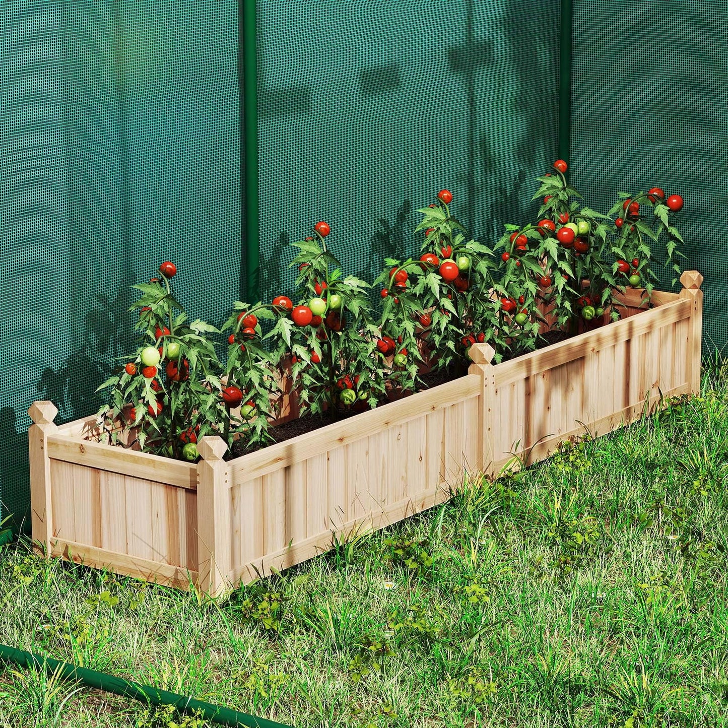 Wooden Planter Box Kit with Non woven Liner