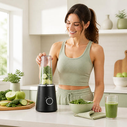 Personal Blender & Smoothie Maker with 600ml BPA-Free Cup & 3 Speed