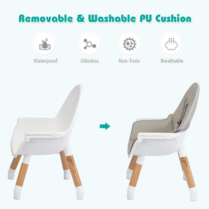 4 in 1 Convertible High Chair