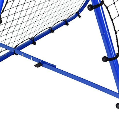 Giantex Football Training Net Double Sided Football Rebounder Adjustable Soccer Target Goal for Kids and Children to Practice