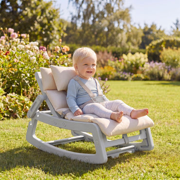 Kids Rocking Chair, Indoor Outdoor Toddlers Rocker with Adjustable Backrest