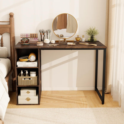 115 CM Computer Desk with 5 Storage Compartments