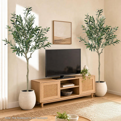 150 cm Artificial Olive Tree with 24 Olive Fruits and 576 Silk Leaves