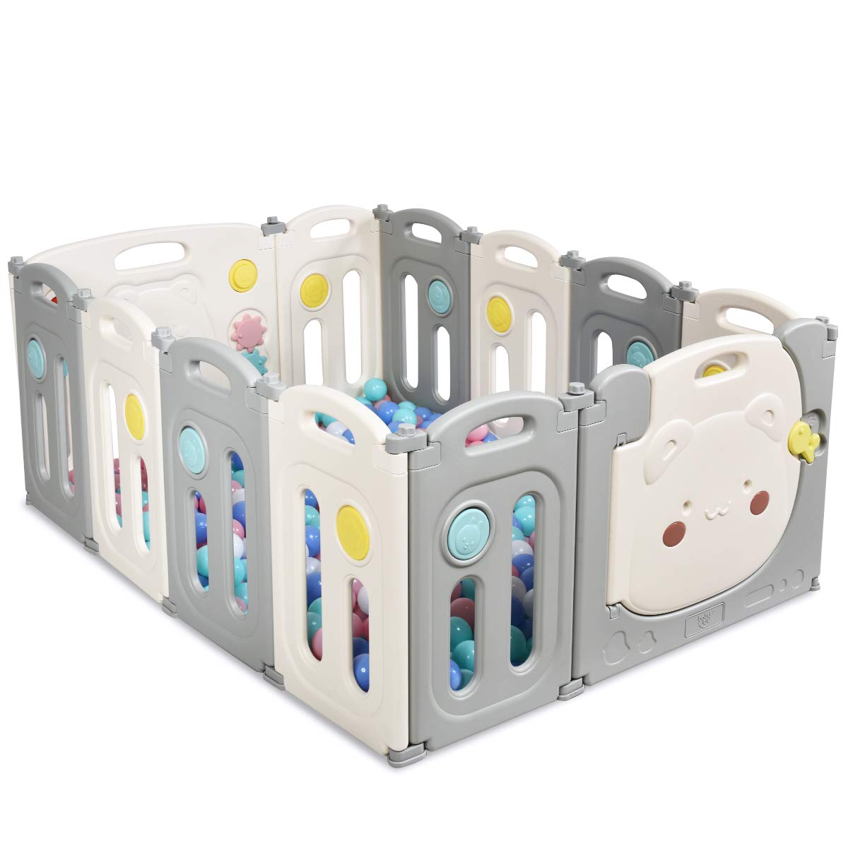 oddler Playard Activity Center with Lockable Door