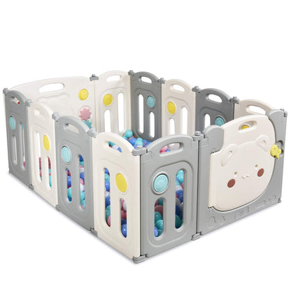 oddler Playard Activity Center with Lockable Door