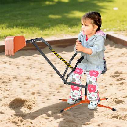 Children Construction Excavator with 2-Handed Controls & 360° Rotatable Function