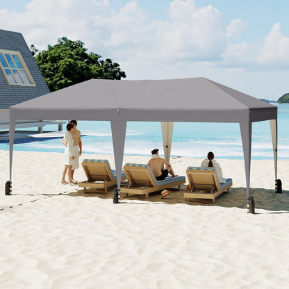 590 x 300 CM Outdoor Pop up Canopy Tent with Wheeled Bag