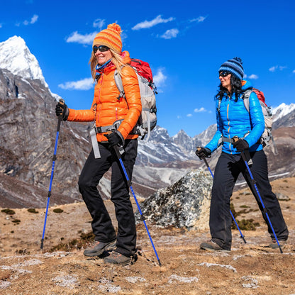 Retractable Hiking Poles Pair of 2 with EVA and Natural Cork Grips