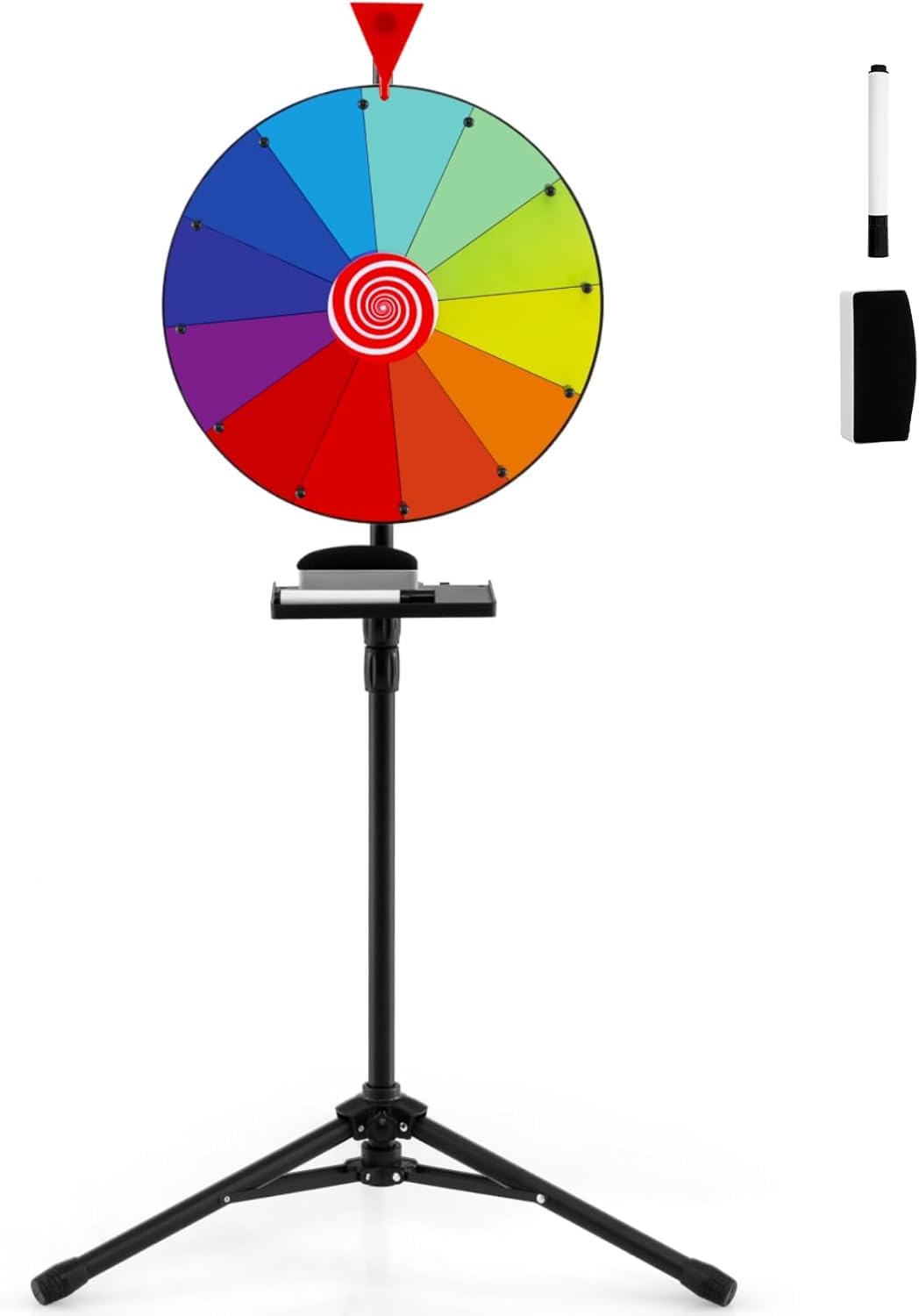 40 cm Prize Wheel with Folding Tripod Floor Stand