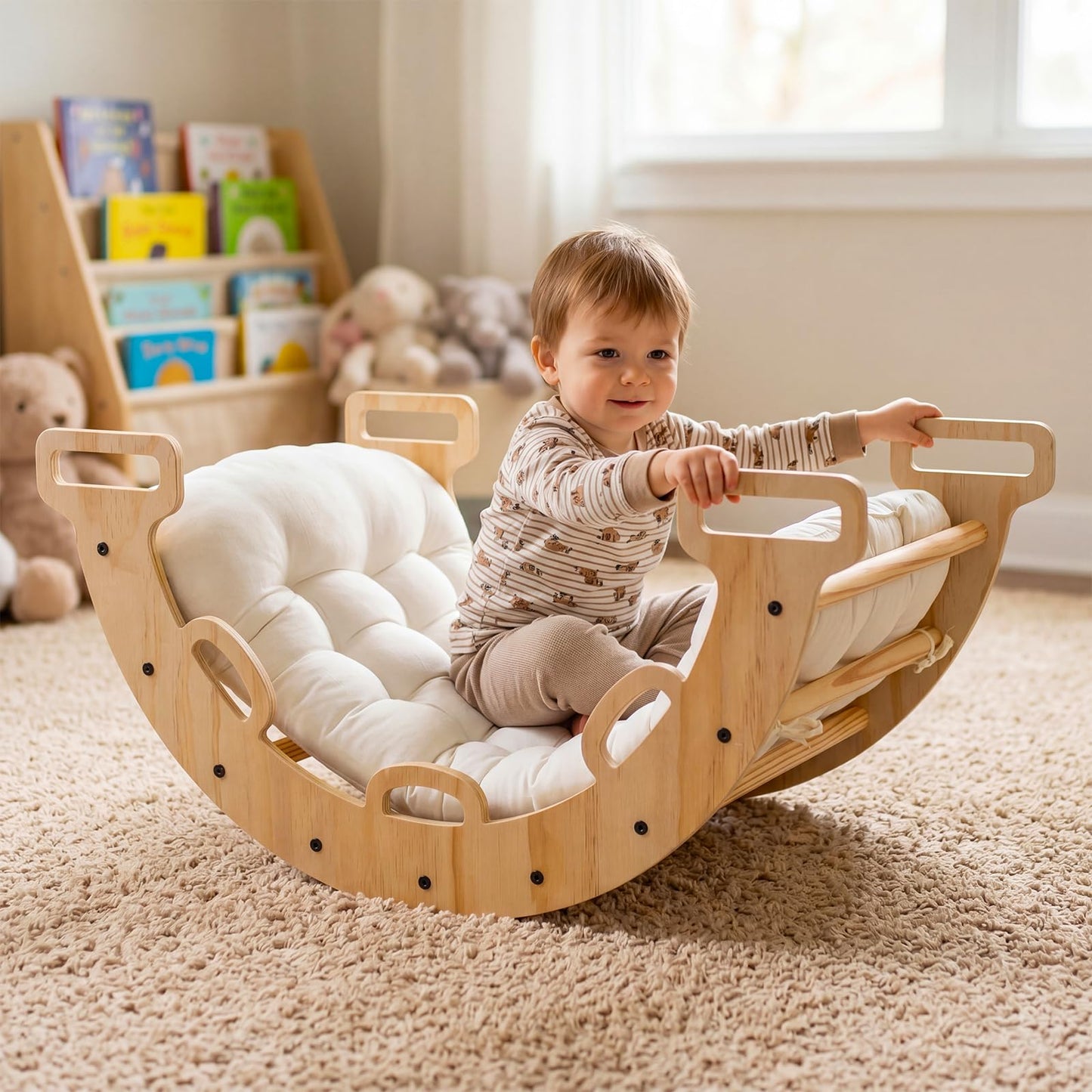 3 in 1 Montessori Kids Climbing Rocker