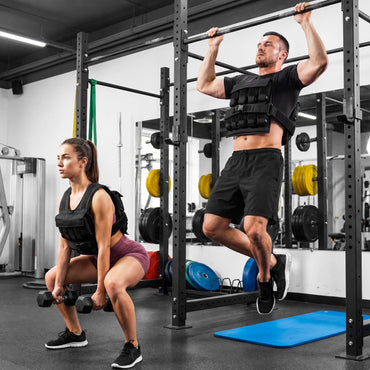 Weighted Vest, 20kg Fitness Weight Vests with Adjustable Buckles & Mesh Bag