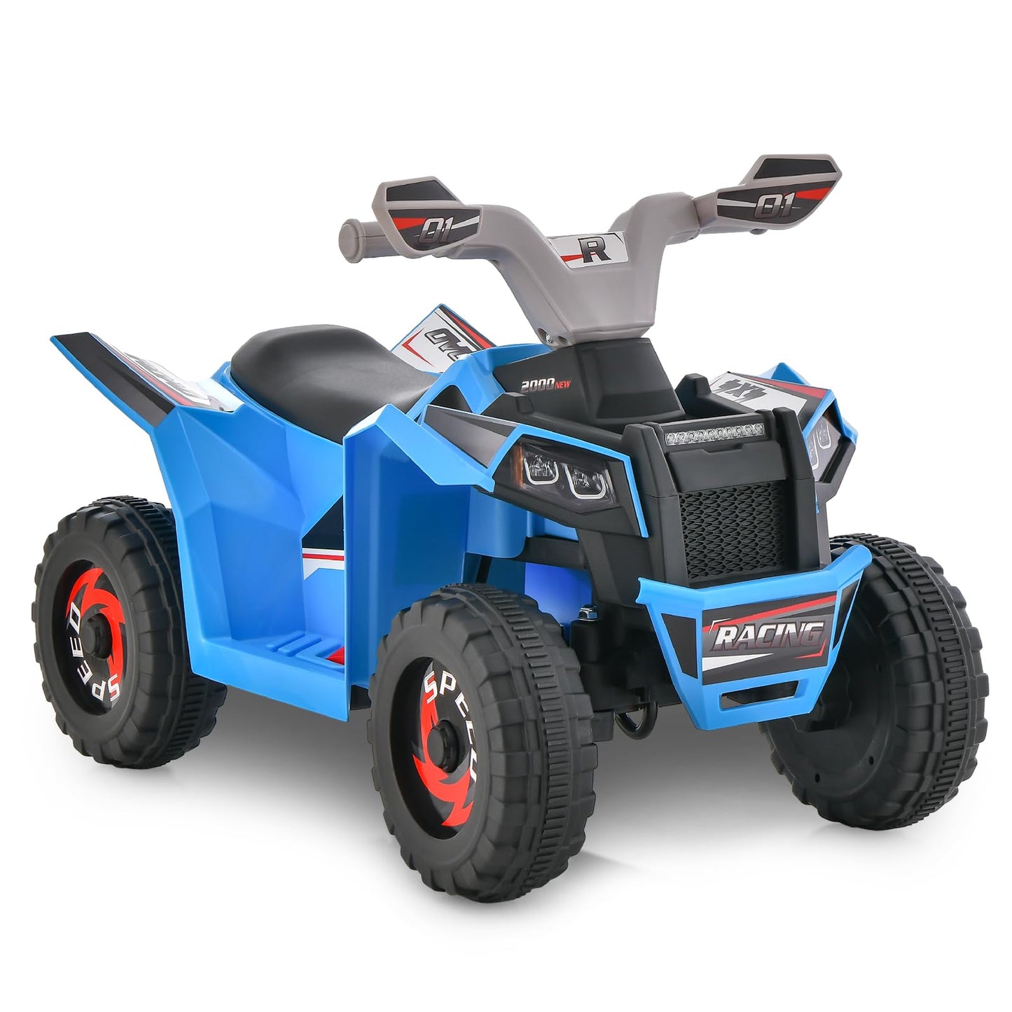 Kids Ride on ATV with Direction Control Large Seat