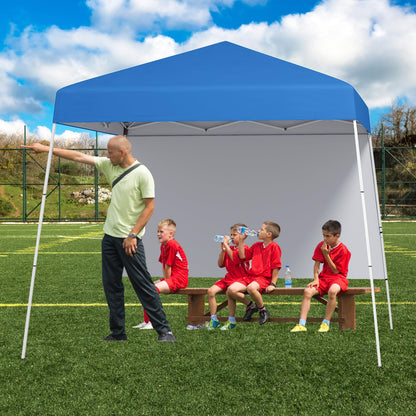 300 x 300 cm Pop up Canopy Tent with 1 Sidewall and Portable Backpack