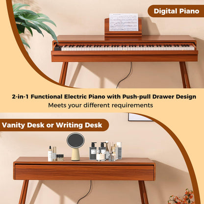 88-Key Graded Hammer Action Weighted Keyboard Full-size Electric Piano