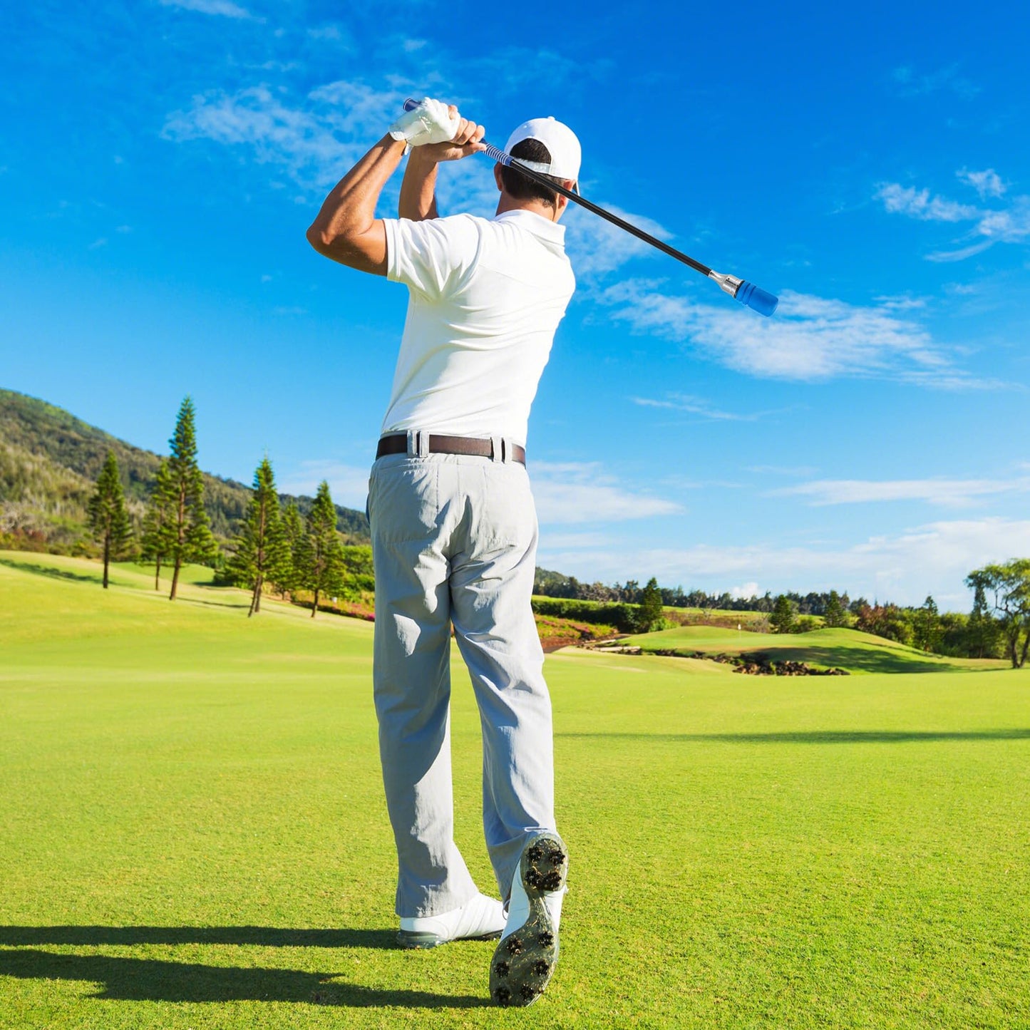 Golf Swing Training Aid, Golf Swing Rhythm Correction with Click Sound