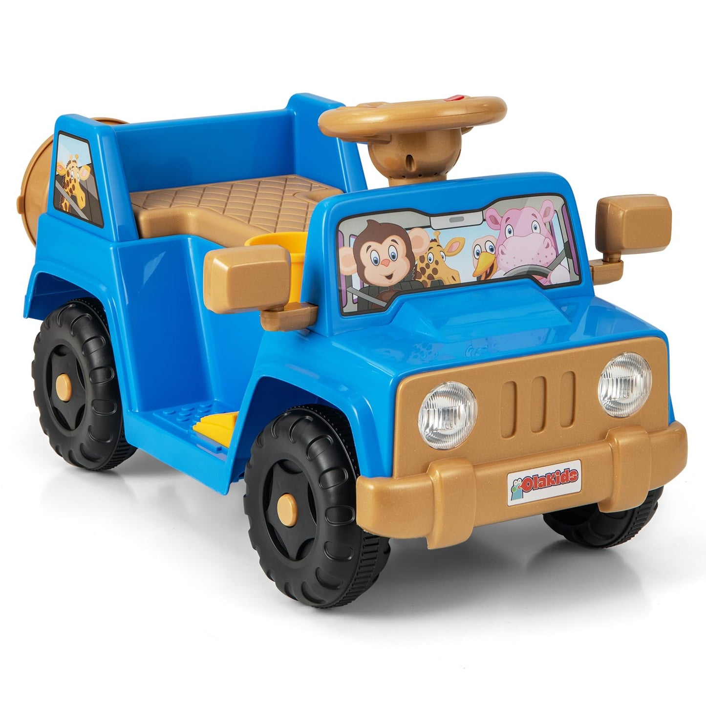 6V Kids Riding Toy with Sound Effects One-Button Start