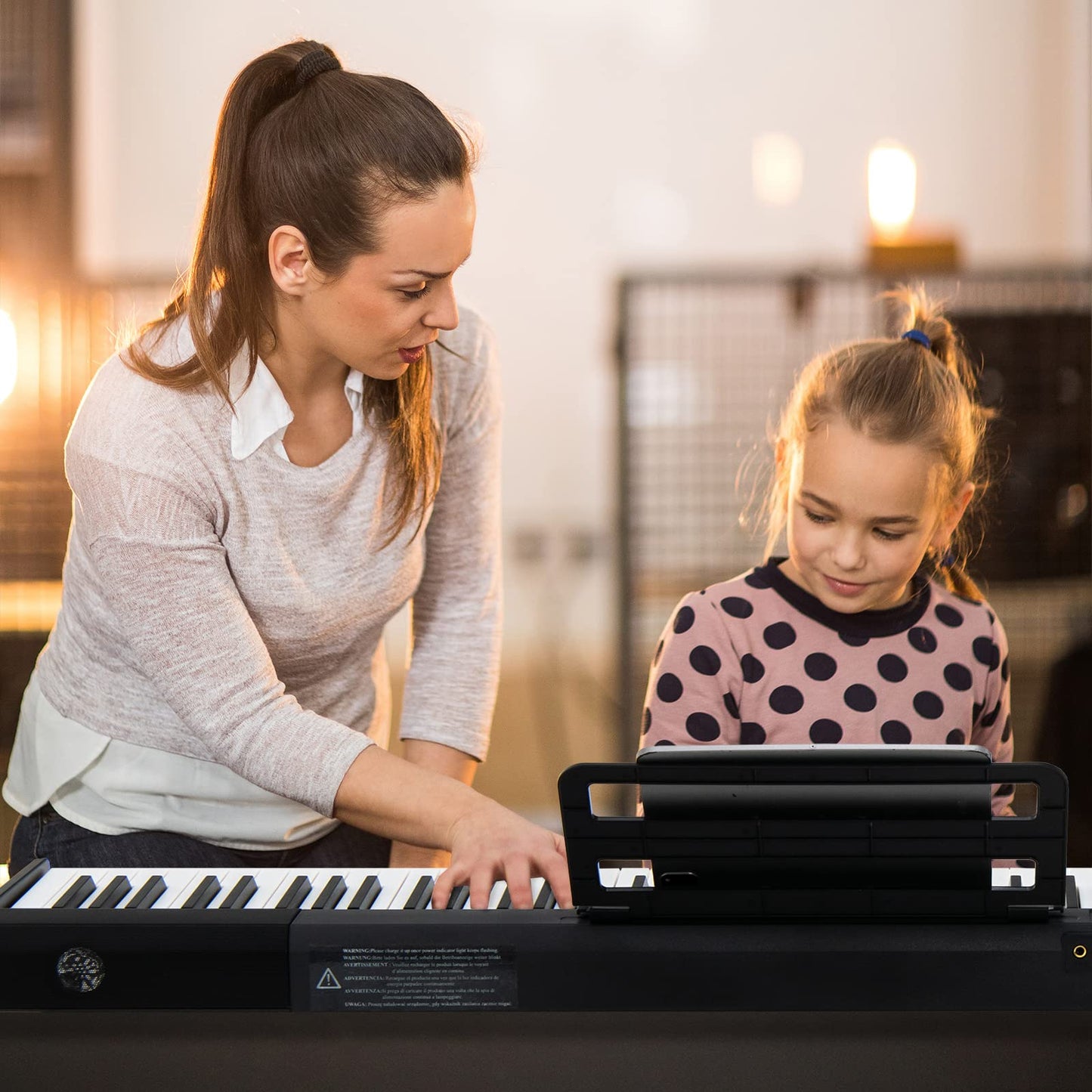 88 Key Electronic Keyboard with Storage Bag for Kids and Adults