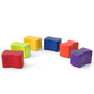 6-Piece Butterfly Stools Modular Soft Foam Seating Set with Waterproof PU Cover