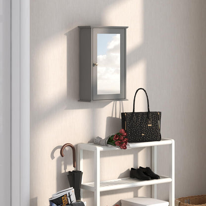 Bathroom Medicine Cabinet with Mirror and Adjustable Shelf