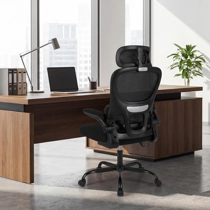 Mesh Office Chair, Ergonomic High Back Swivel Computer Desk Chair