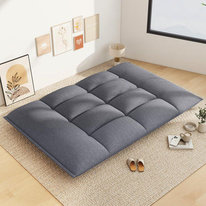Floor Sofa Chair with 5-Postion Adjustable Backrest and Armrests