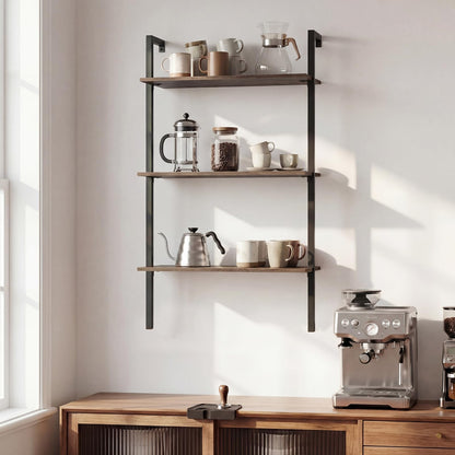 3-Tier Wall Mounted Shelves for Living Room Home Office