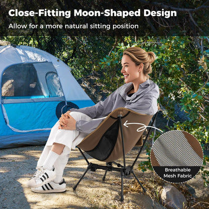 Portable Camping Chair Ultra-Lightweight Foldable Backpacking Chair