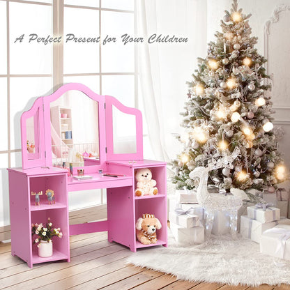 Kids Dressing Table and Chair Set