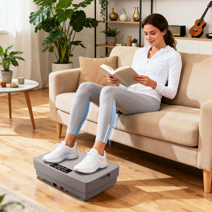 Vibration Plate Exercise Machine with Gravity Sensor and Remote Control