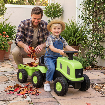 Kids Ride on Tractor with Detachable Trailer