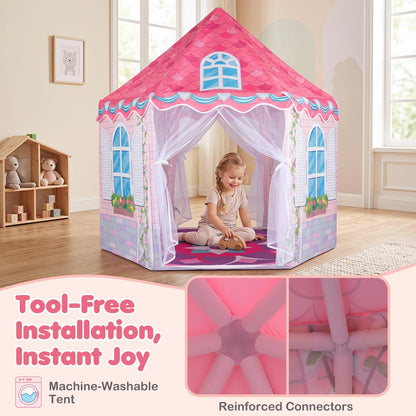 Kids Play Tent, Indoor Large Playhouse (with Dance Mat)