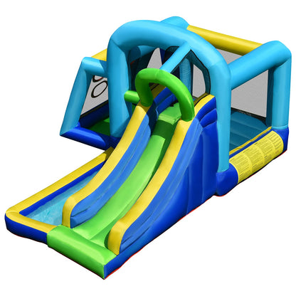 Inflatable Bouncer House with Jumping Area and Slide (without blower)