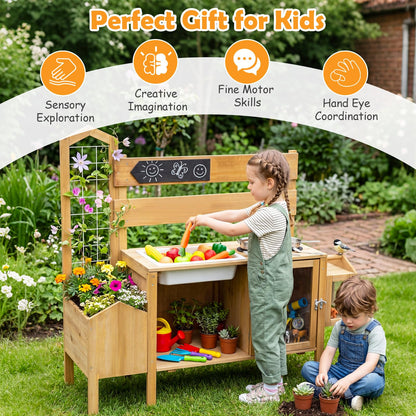 Mud Kitchen, Outdoor Kids Play Kitchen