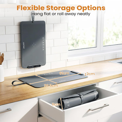Food Warming Mat 61 x 40 cm with 3-Level Temperature