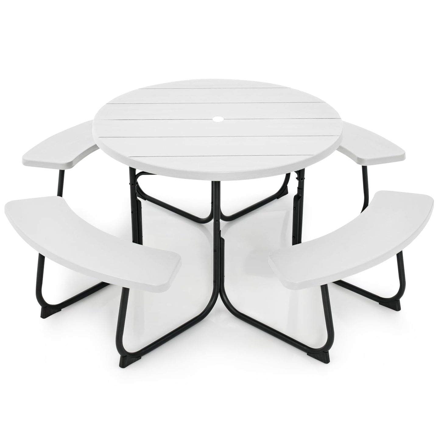 All Weather 8 Seater Picnic Table and Bench