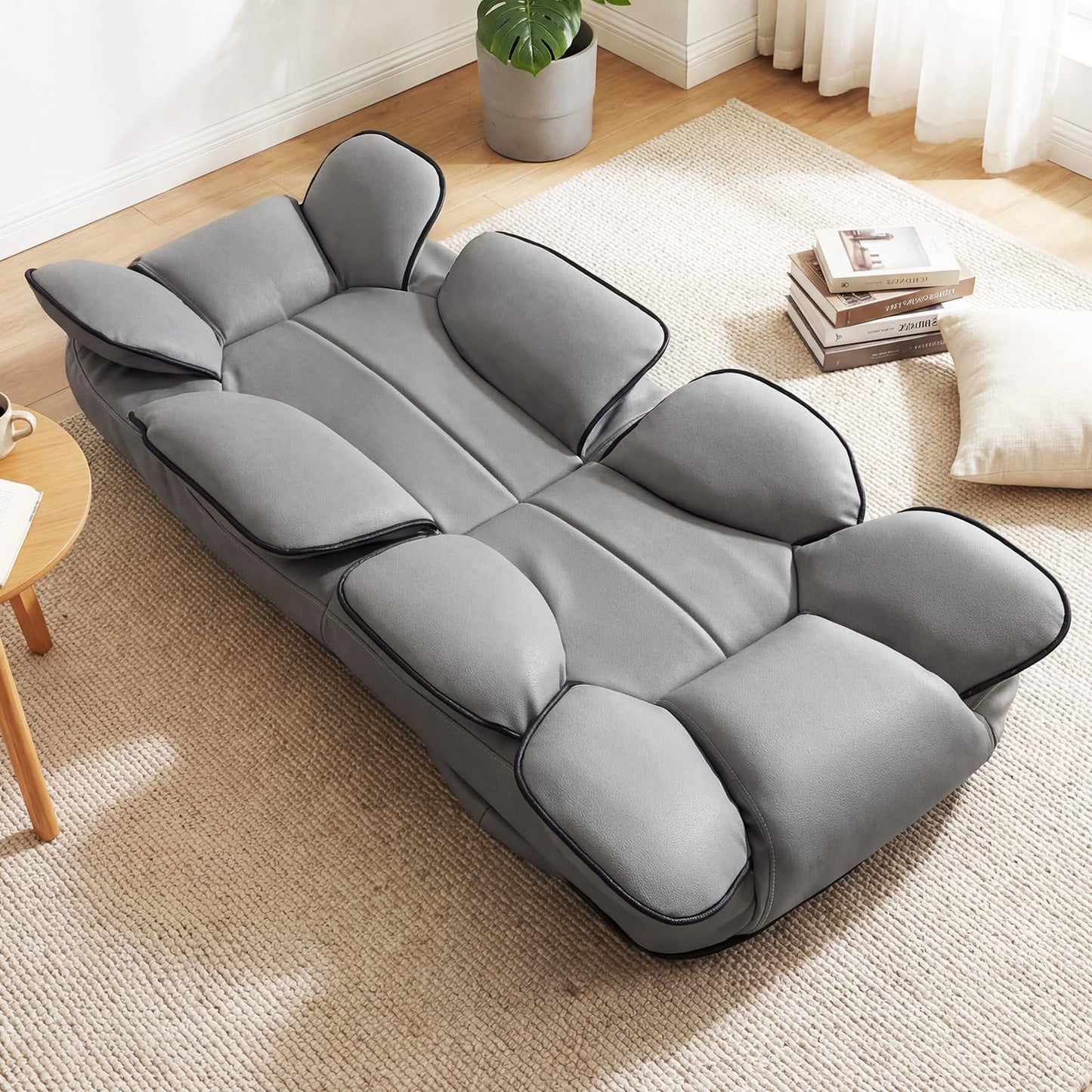 360° Swivel Floor Gaming Chair Bed, 6 Adjustable Positions