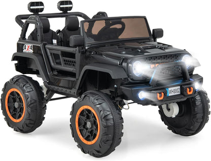 2 Seater Ride On Car with Remote Control and Horn for Boys and Girls