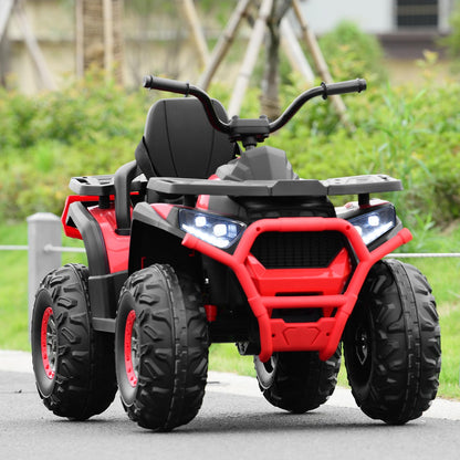 12V Kids Electric Ride on Car Toy with LED Lights, Music and 2 Speeds