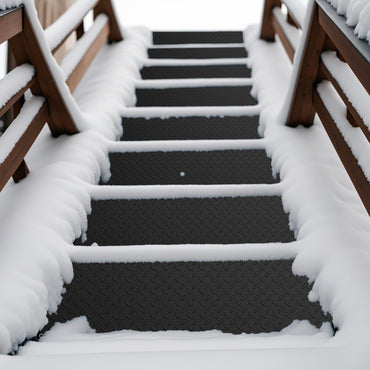 Heated Snow Melting Mat, Outdoor No-Slip Rubber Mat with 1.5m Power Cord